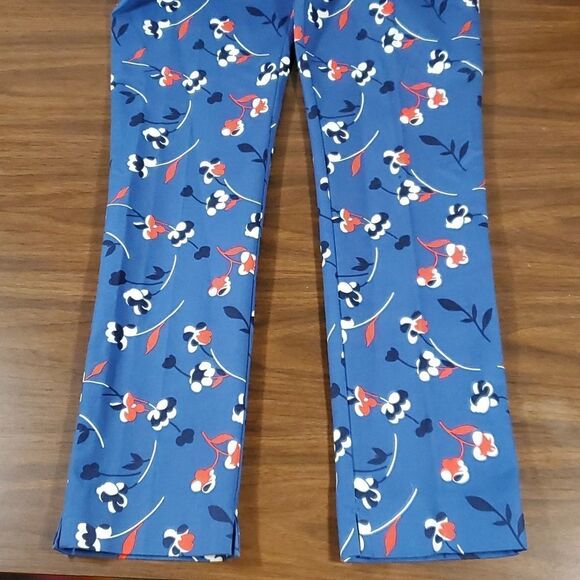 BODEN Hampshire 3/4 Length Floral Flower Print‎ Trousers Pants Sz 6 Regular 6R - Picture 4 of 12